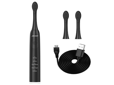 Индивидуальная Этикетка,Красочные Usb-c 40000 Vpm Для Взрослых,Зарядка,5 Режимов Очистки,Встроенный Таймер,Звуковые Электрические Зубные Щетки